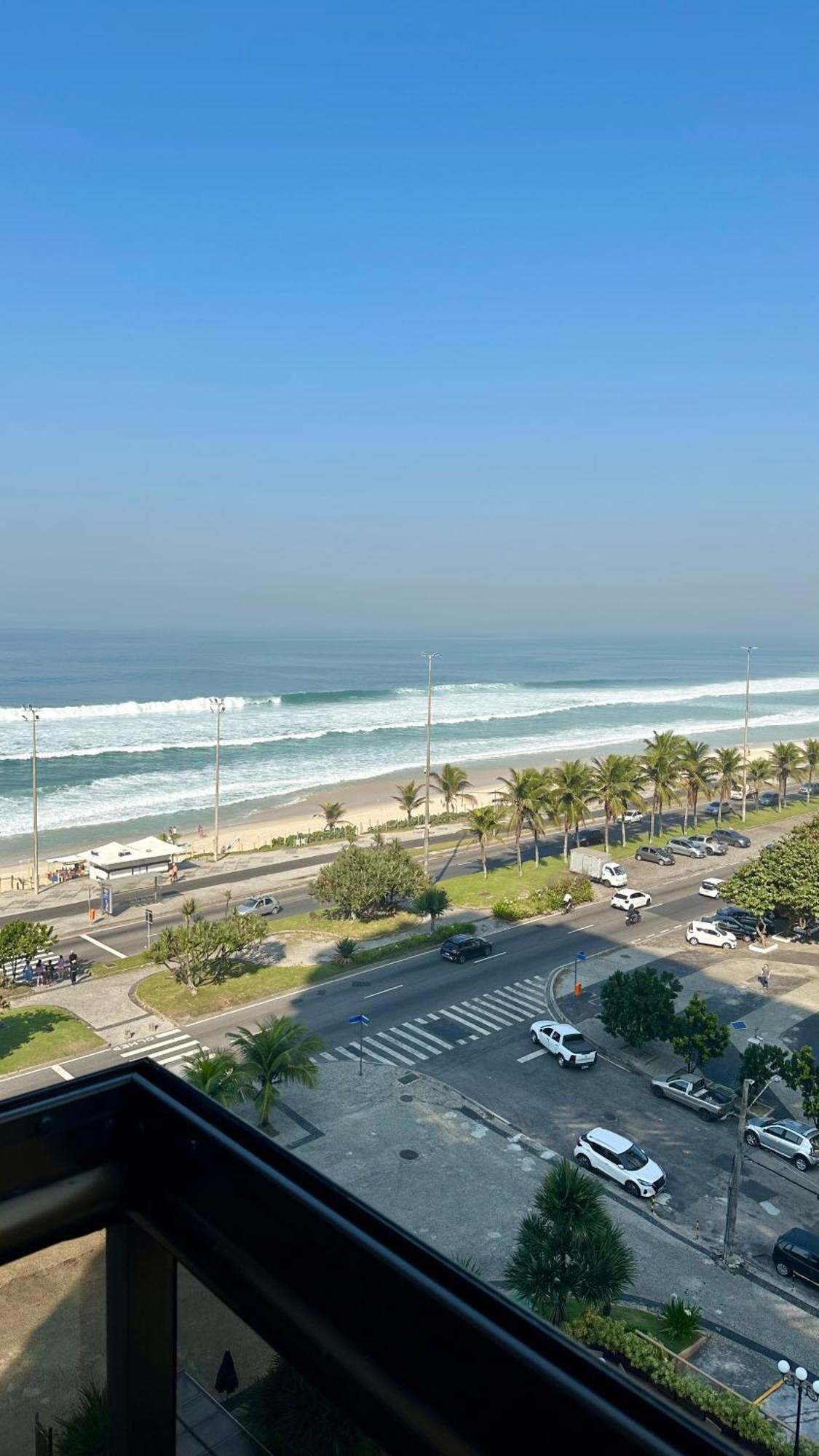 Lindo Apto No Melhor Lugar Da Barra Da Tijuca! Com Uma Vista De Tirar O Folego, Frente Para O Mar! Totalmente Equipado E Decorado Ao Lado Dos Melhores Hoteis E Quiosques Da Barra! Portaria 24H, Piscina, Sauna, Jacuzzi, Academia, Garagem, Wi-Fi, Lavan Rio de Janeiro Luaran gambar