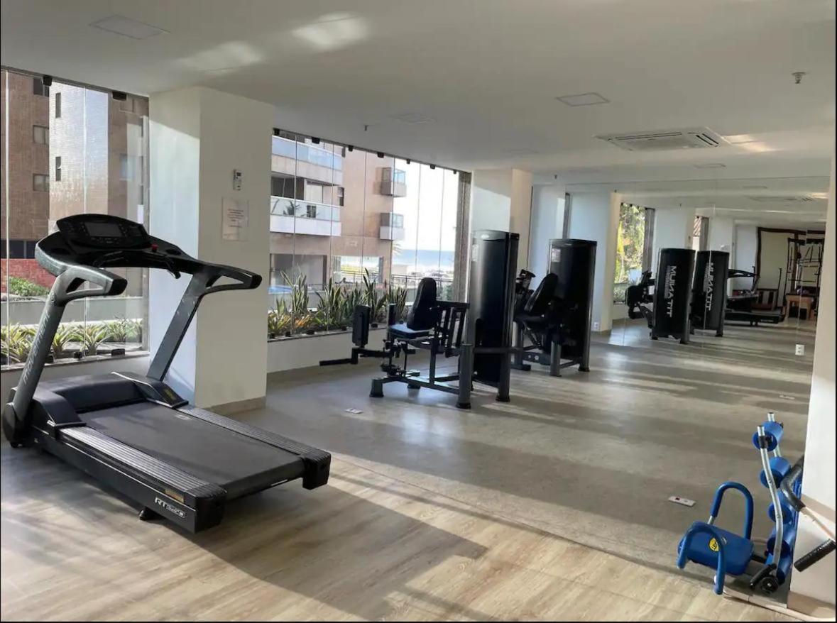 Lindo Apto No Melhor Lugar Da Barra Da Tijuca! Com Uma Vista De Tirar O Folego, Frente Para O Mar! Totalmente Equipado E Decorado Ao Lado Dos Melhores Hoteis E Quiosques Da Barra! Portaria 24H, Piscina, Sauna, Jacuzzi, Academia, Garagem, Wi-Fi, Lavan Rio de Janeiro Luaran gambar
