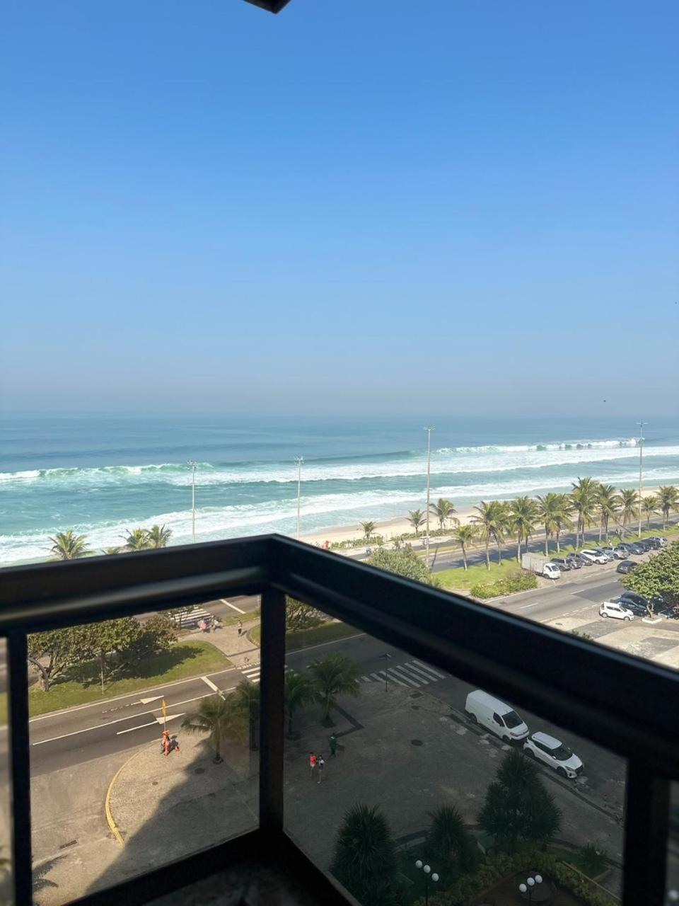Lindo Apto No Melhor Lugar Da Barra Da Tijuca! Com Uma Vista De Tirar O Folego, Frente Para O Mar! Totalmente Equipado E Decorado Ao Lado Dos Melhores Hoteis E Quiosques Da Barra! Portaria 24H, Piscina, Sauna, Jacuzzi, Academia, Garagem, Wi-Fi, Lavan Rio de Janeiro Luaran gambar