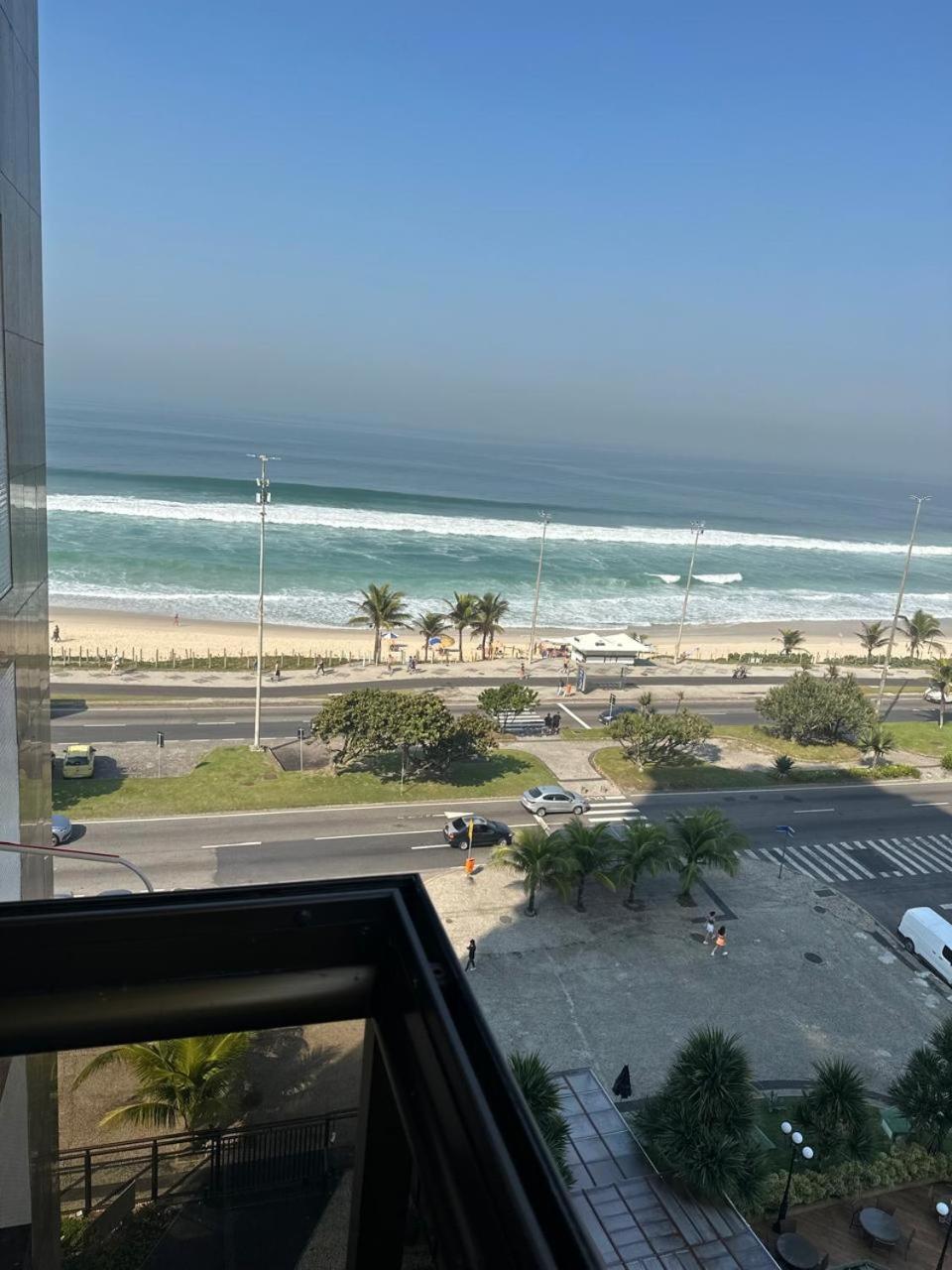Lindo Apto No Melhor Lugar Da Barra Da Tijuca! Com Uma Vista De Tirar O Folego, Frente Para O Mar! Totalmente Equipado E Decorado Ao Lado Dos Melhores Hoteis E Quiosques Da Barra! Portaria 24H, Piscina, Sauna, Jacuzzi, Academia, Garagem, Wi-Fi, Lavan Rio de Janeiro Luaran gambar